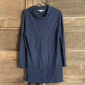 Adrienne Vittadini Women's Cowl Neck Tunic(NAVAL HEATHER,)‎ Size Large